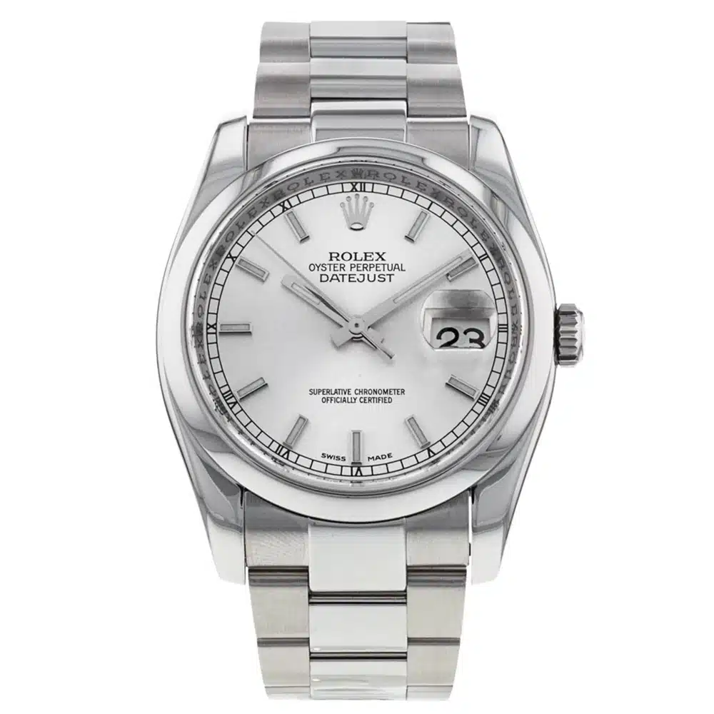 Rolex Datejust 116200 36mm Stainless Steel with Silver Dial Watch