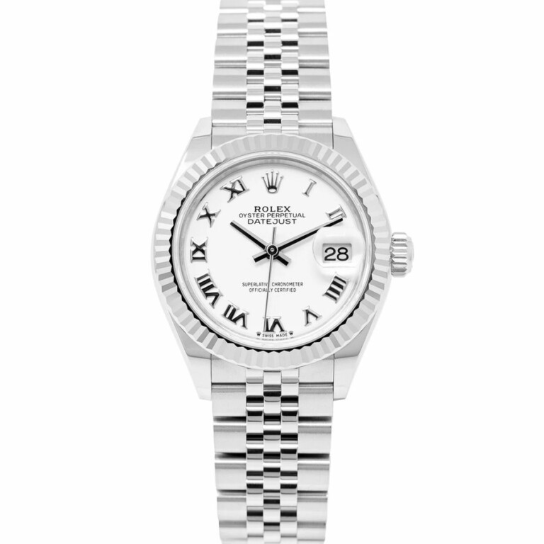 Rolex Datejust 28mm 279174 Stainless Steel with White Roman Dial Watch 2022 MINT