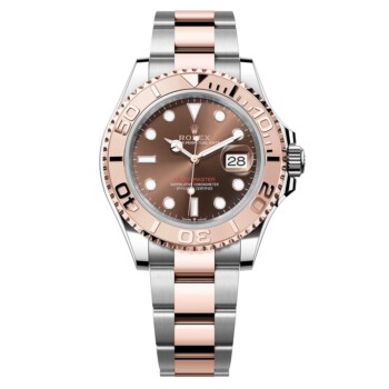 Rolex Yacht-Master 40mm Oyster 126621-0001 Two Tone Stainless Steel & Rose Gold Watch Chocolate Dial 2021
