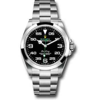 MINT Rolex Air-King Black Dial 40mm 126900 Stainless Steel Oyster Watch 2022