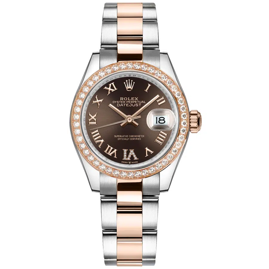 Rolex Datejust 278381RBR 31mm Stainless Steel/Rose Gold with Chocolate Dial Watch 2021