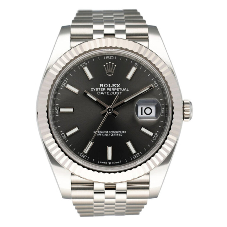 Rolex Datejust 41 126334 Jubilee 41mm Stainless Steel with Slate Gray Dial Watch 2017
