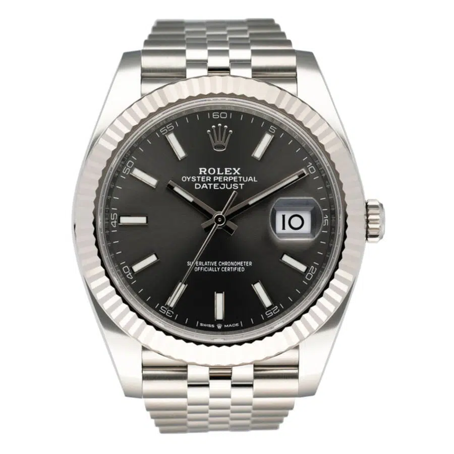 Rolex Datejust 41 126334 Jubilee 41mm Stainless Steel with Slate Gray Dial Watch 2017