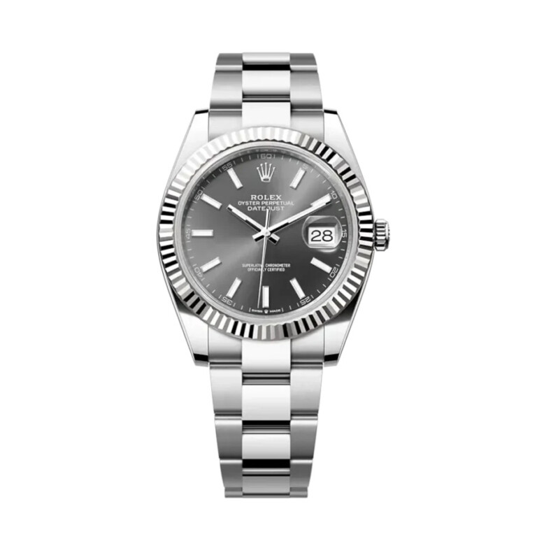Rolex Datejust Slate Gray Dial 41mm 126334-0013 Stainless Steel Oyster Watch 2024