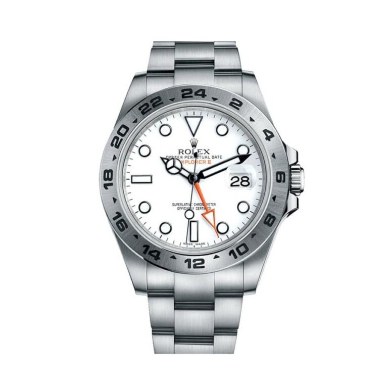 Rolex Explorer II Stainless Steel Watch Oyster 42mm 216570 White Dial 2020