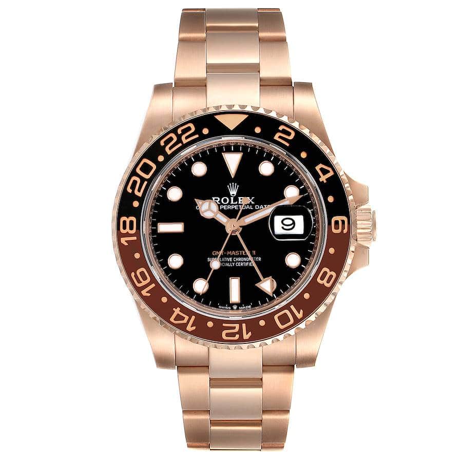 Rolex GMT-Master II 126715LN Rose Gold Watch