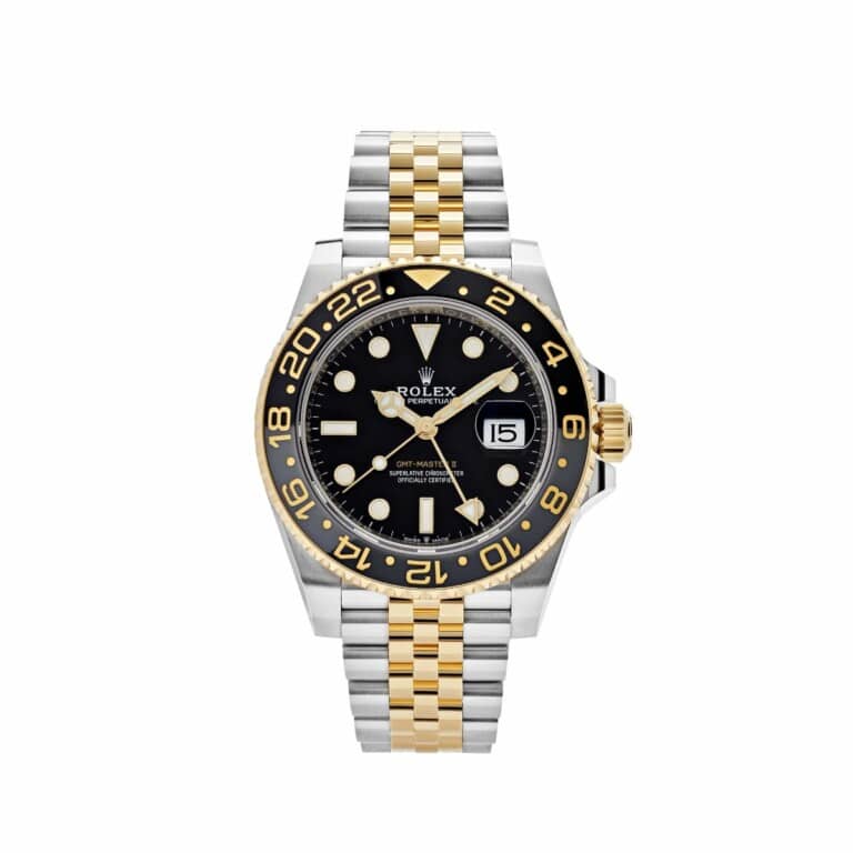 Rolex GMT Master II 126713GRNR Steel/Yellow Gold Jubilee Watch Black Dial 2023