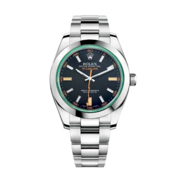 Rolex Milgauss 40mm 116400GV Stainless Steel with Black Dial Watch 2013