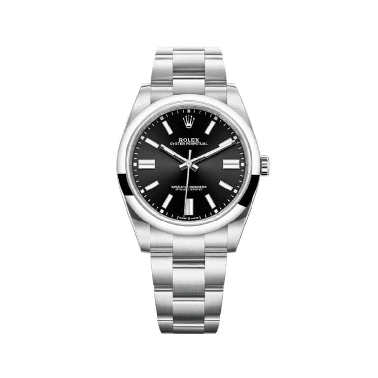 Rolex Oyster Perpetual 124300-0002 41mm Stainless Steel with Black Dial Watch 2024