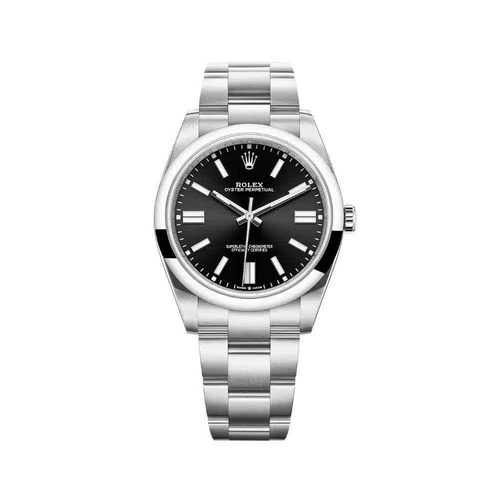 Rolex Oyster Perpetual 124300-0002 41mm Stainless Steel with Black Dial Watch 2024