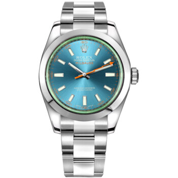 Rolex Milgauss 116400GV 40mm Stainless Steel Watch Blue Index Dial 2015