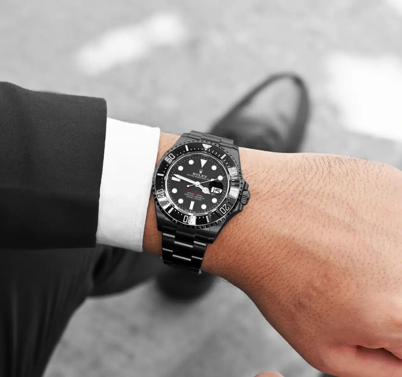 Rolex Sea-Dweller 43mm Black PVD/DLC Coated Stainless Steel Watch 126600 – image 6