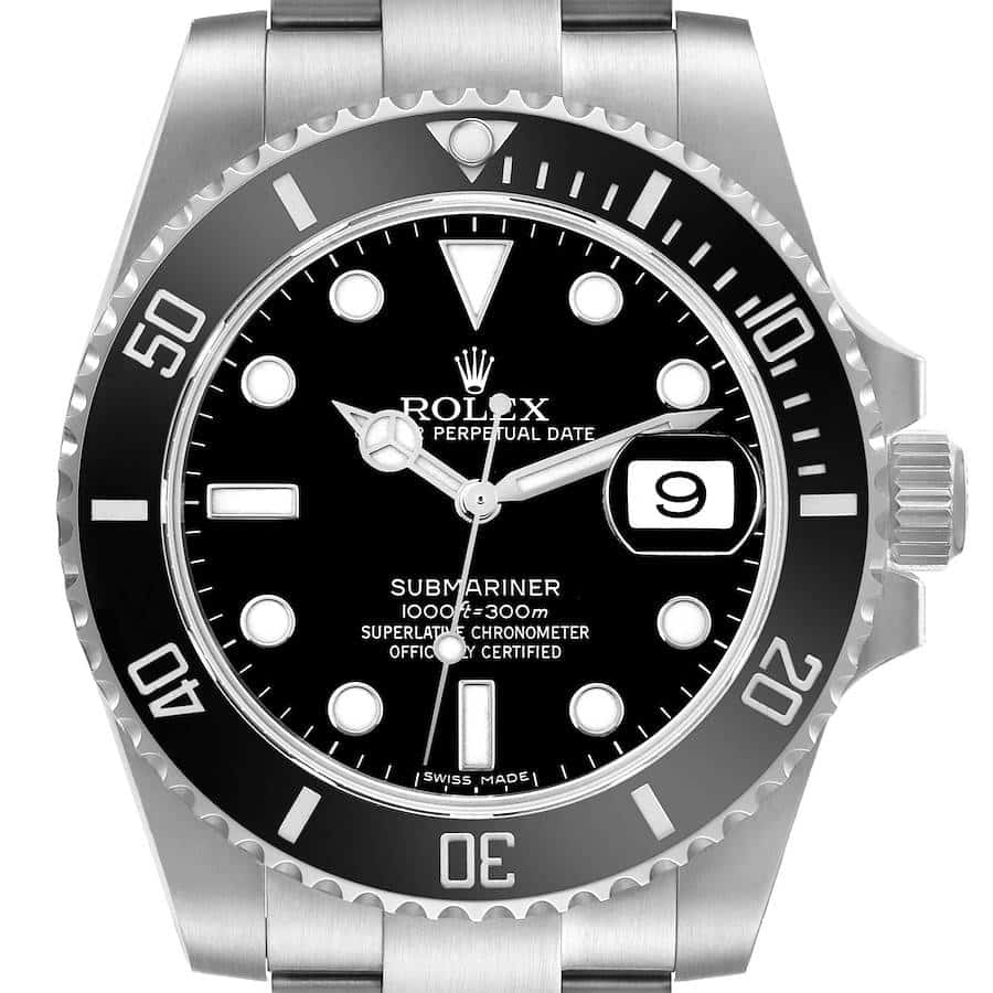 Rolex Submariner Stainless Steel 116610LN 40mm with Black Dial Watch 2011
