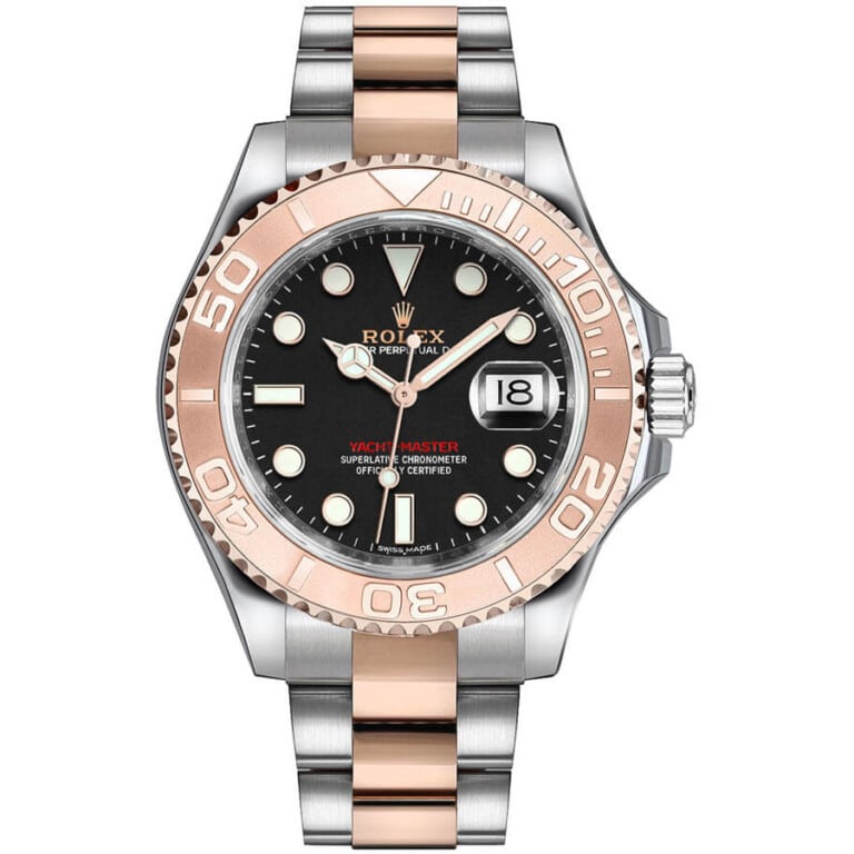 Rolex Yacht-Master 116621 Black Dial 40mm Steel/Rose Gold Bracelet Watch