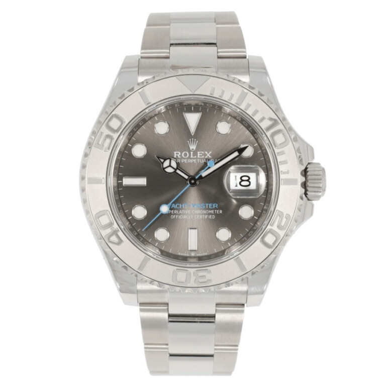 Rolex Slate Dial Yacht-Master 40mm 126622 Platinum & Steel Watch Oyster Bracelet MINT 2021