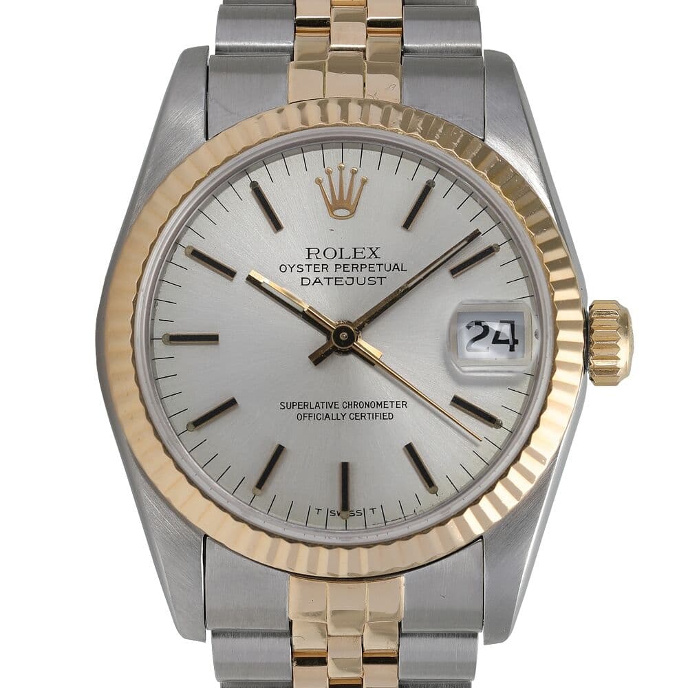 Rolex Datejust 36mm Yellow Gold and Stainless Steel 16013 Watch