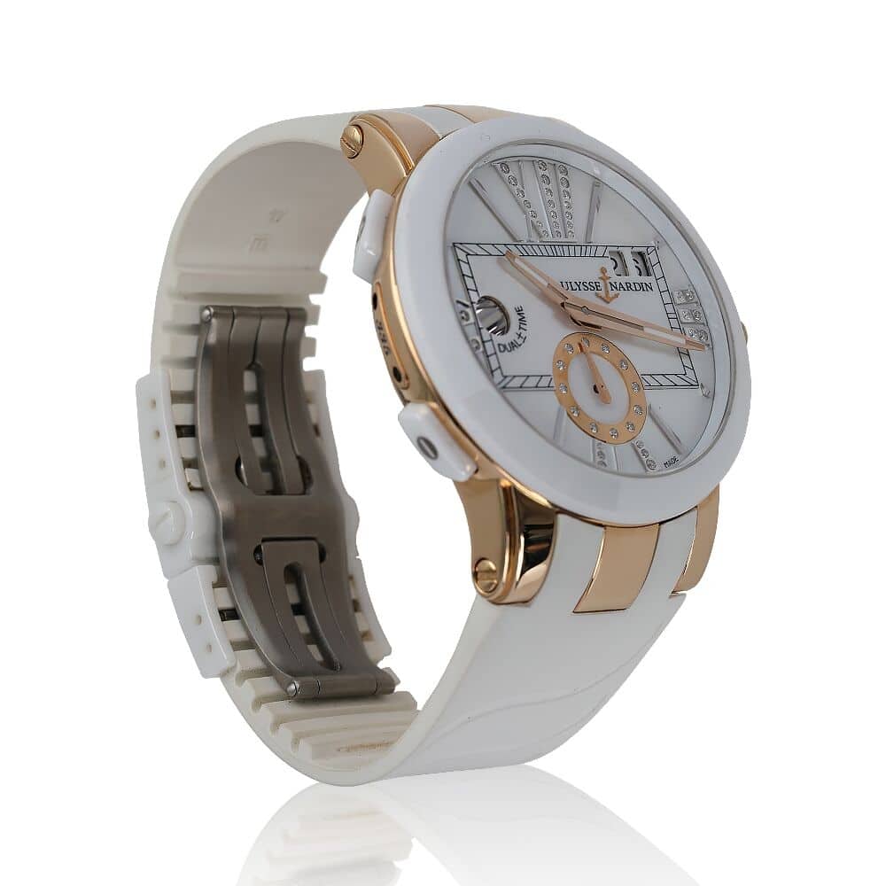 Ulysse Nardin Executive Dual Time Ladies Watch 246-10-3/391