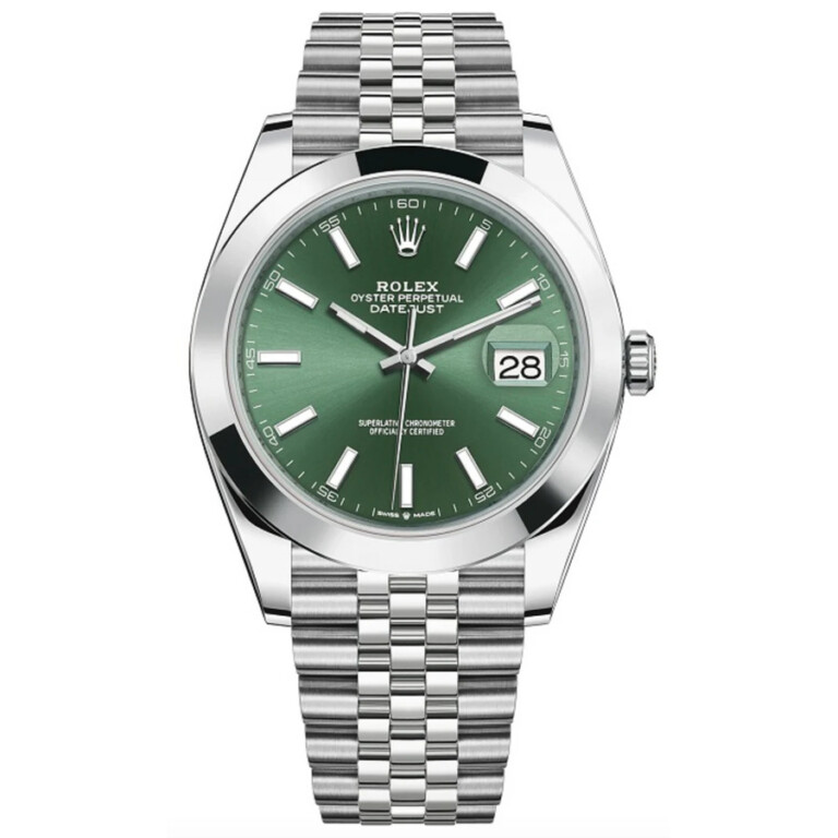 Rolex Datejust Jubilee Bracelet Green 126300 Stainless Steel Men’s Watch 2024