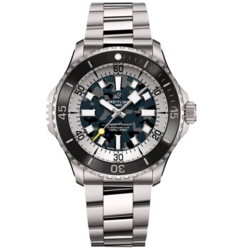 Breitling Super Ocean Automatic 46mm Super Diver E10379351B1E1 Titanium Watch Camouflage Dial