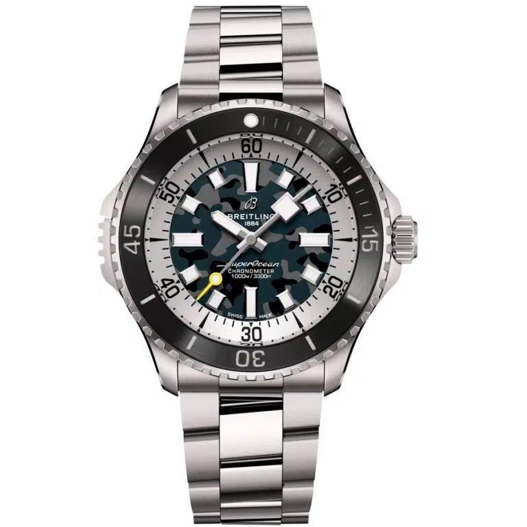 Breitling Super Ocean Automatic 46mm Super Diver E10379351B1E1 Titanium Watch Camouflage Dial