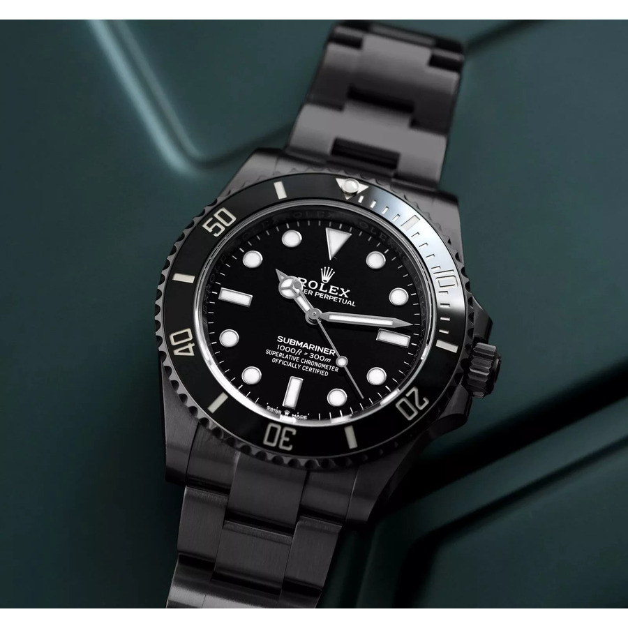 Rolex Submariner Black PVD/DLC Coated Stainless Steel 41mm Watch 124060