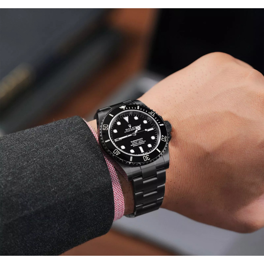 Rolex Submariner Black PVD/DLC Coated Stainless Steel 41mm Watch 124060