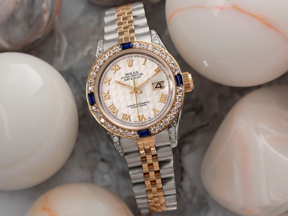 Rolex Lady-Datejust 26MM White Dial Two-Tone Jubilee Bracelet (69173)