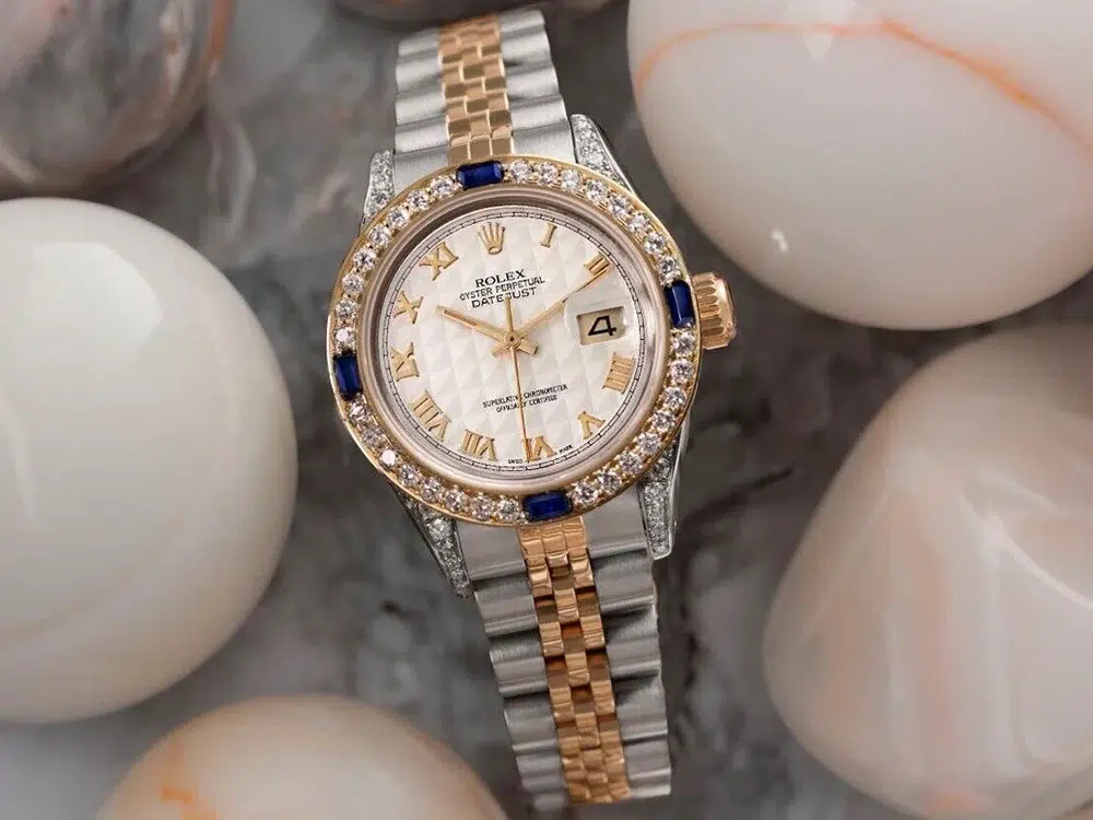 Rolex Lady-Datejust 26MM White Dial Two-Tone Jubilee Bracelet (69173) – image 4