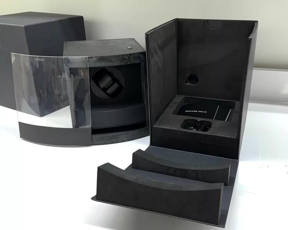 Richard Mille RM 011 Black Phantom PVD Ceramic Carbon Rubber Watch Complete