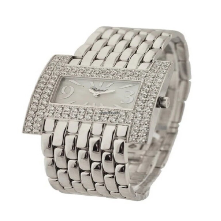 Chopard Classique WG on Bracelet 109224/1001 Diamond Bezel with MOP Dial Watch 2024