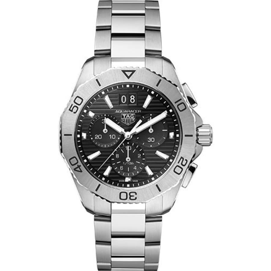 Tag Heuer Aquaracer Professional 200 Date Quartz CBP1110.BA0627 Steel Case Black Dial