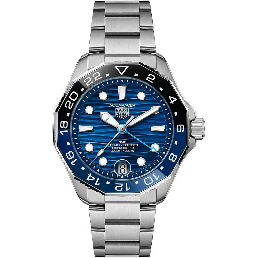 Tag Heuer Aquaracer Professional GMT 300 WBP5114.BA0013 42mm Stainless Steel Watch Blue Dial