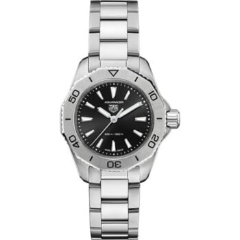 Tag Heuer Aquaracer Professional 200 WBP1410.BA0622 30mm Stainless Steel Watch Black Dial