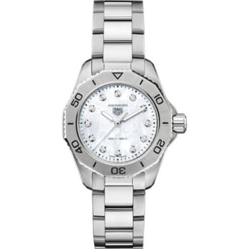 Tag Heuer Aquaracer Professional 200 WBP1416.BA0622 43mm Stainless Steel With MOP Diamond Dial