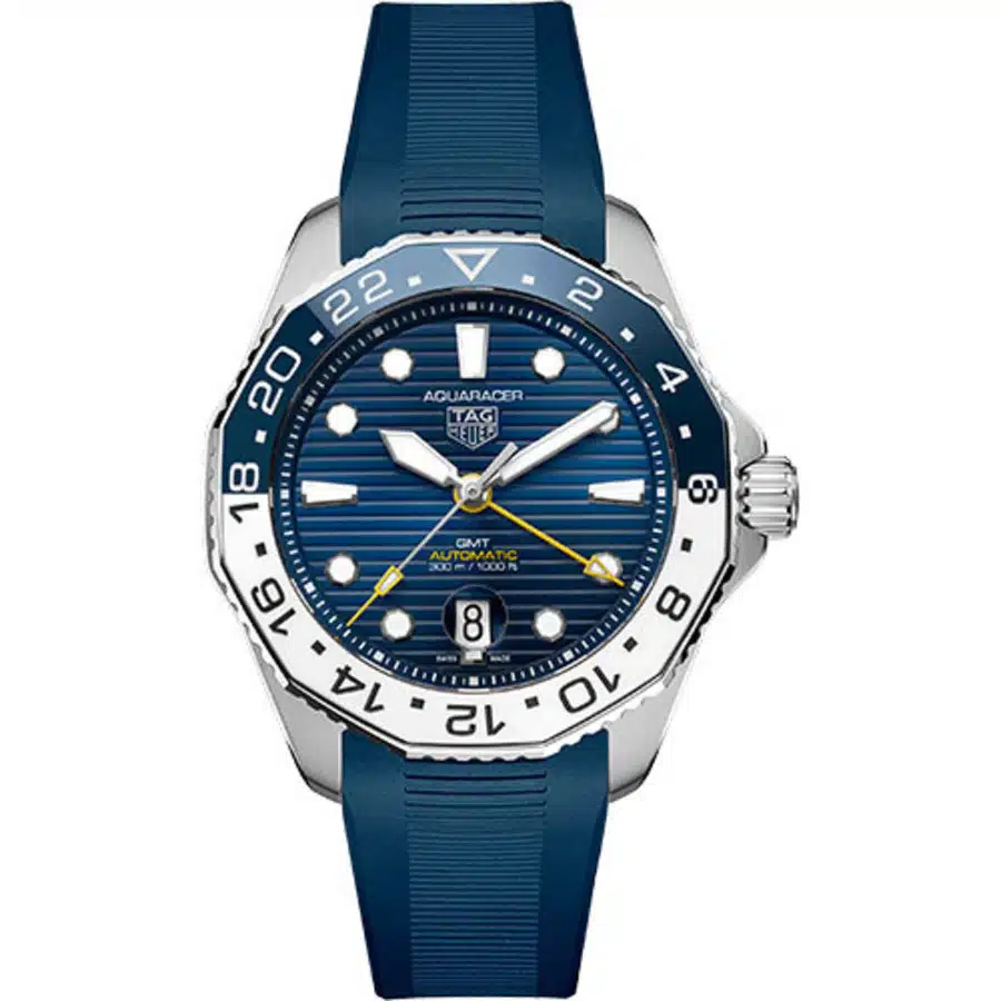 Tag Heuer Aquaracer Professional 300 WBP2010.FT6198 43mm Blue Dial Stainless Steel With Blue Rubber Band