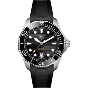 Tag Heuer Aquaracer Professional 300 Automatic WBP201A.FT6197 43mm Black Dial Stainless Steel With Black Rubber Watch 2024