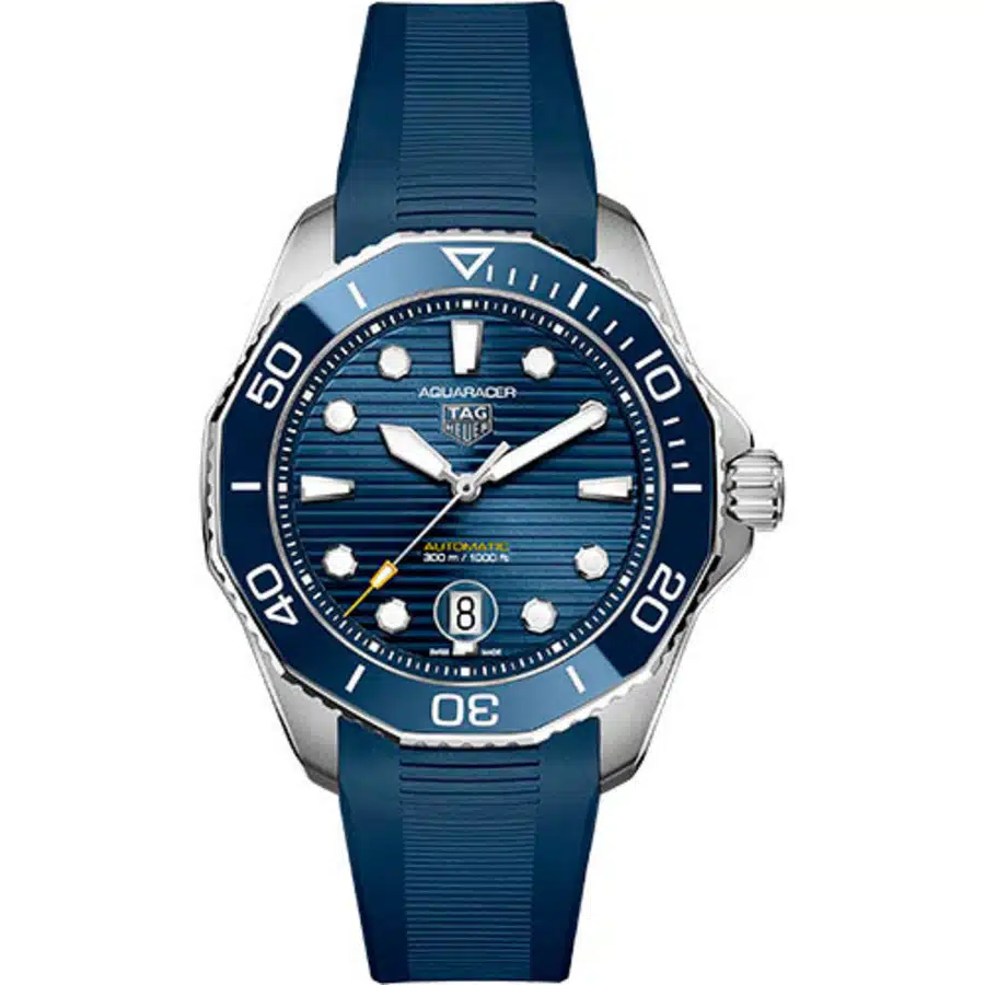 Tag Heuer Aquaracer Professional 300 Automatic WBP201B.FT6198 43mm Blue Dial Stainless Steel With Blue Rubber
