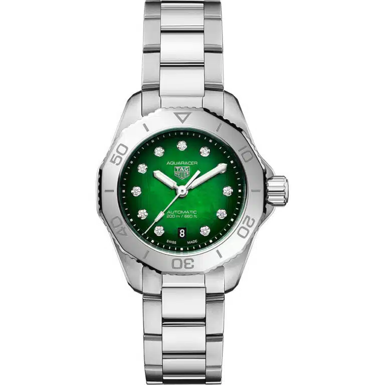Tag Heuer Aquaracer Professional 200 WBP2415.BA0622 30mm Stainless Steel With Green Diamond Dial