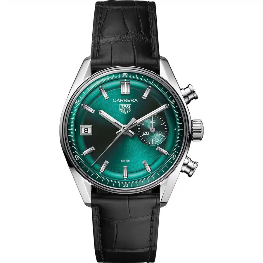 Tag Heuer CBS2211.FC6545 Carrera Chronograph Automatic 39 mm Steel Case Black Alligator Strap