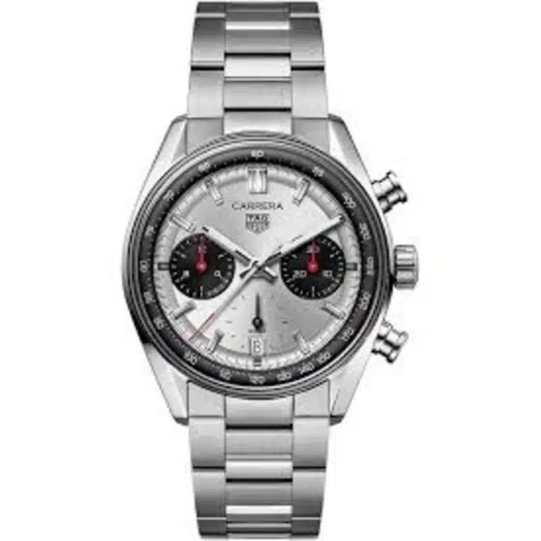 Tag Heuer Carrera Chronograph CBS2216.BA0041 Steel Case 39mm Silver Dial