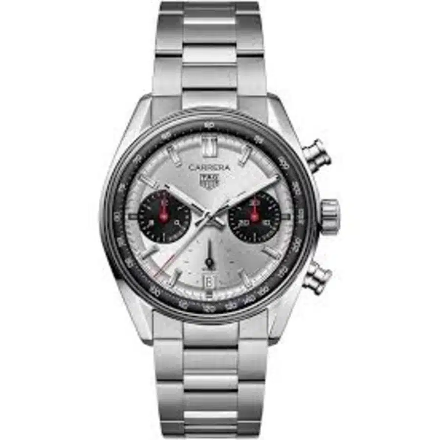 Tag Heuer Carrera Chronograph CBS2216.BA0041 Steel Case 39mm Silver Dial
