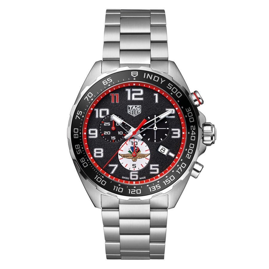 Tag Heuer CAZ101AW.BA0842 SPECIAL EDITION Formula 1 Chronograph X Indy 500 Steel Bracelet Black Dial