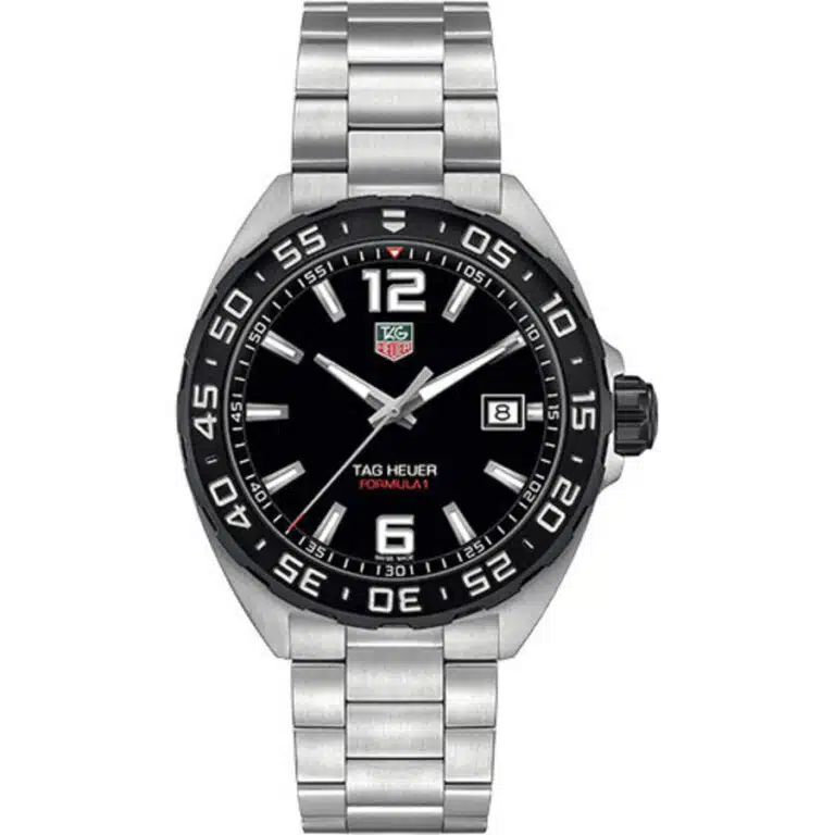 Tag Heuer WAZ1110.BA0875 Formula 1 Men's Watch 41mm Quartz Black Dial Steel Bracelet