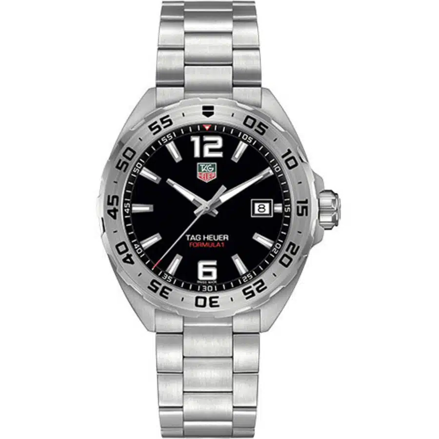 Tag Heuer Formula 1 Steel Case WAZ1112.BA0875 Black Dial Steel Bracelet