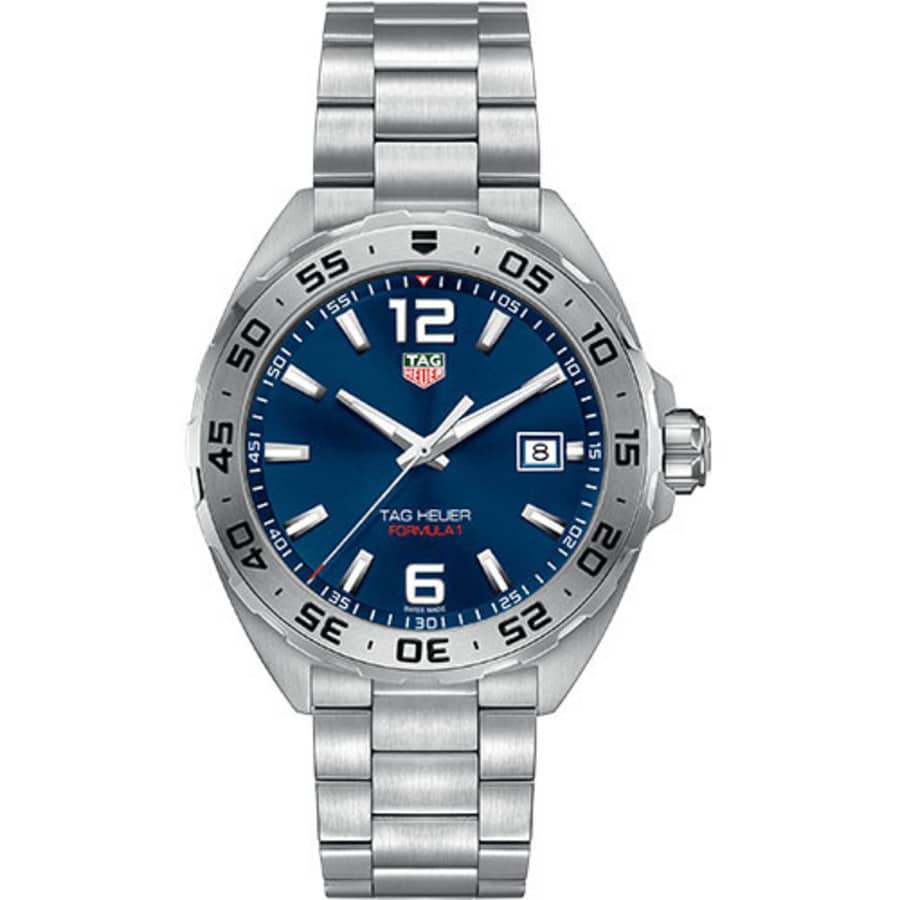 Tag Heuer Formula 1 Quartz Watch 41 mm WAZ1118.BA0875 Blue Index Dial 2024