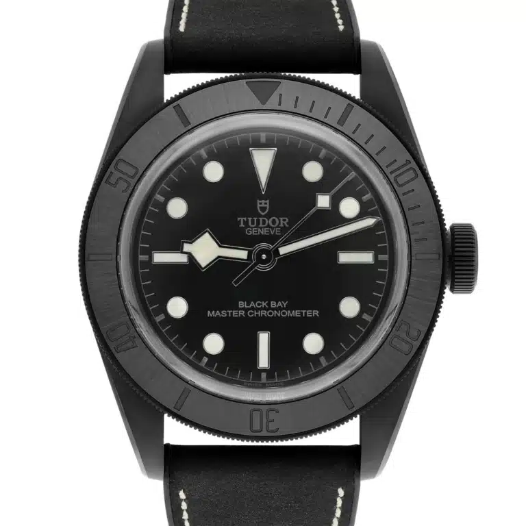 Tudor Black Bay 79210CNU-0001 Black Ceramic Leather Strap