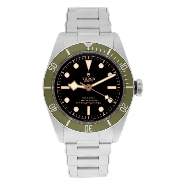 Tudor Black Bay Harrods 79230G Green Bezel Men's Automatic Dive Watch