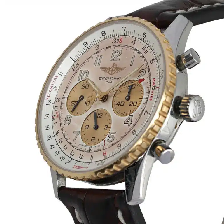 Breitling Navitimer Ivory Dial Leather Strap D30022 – image 2
