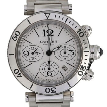 Cartier Pasha Seatimer W31089M7 stainless steel watch