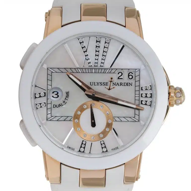 Ulysse Nardin Executive Dual Time Ladies Watch 246-10-3/391
